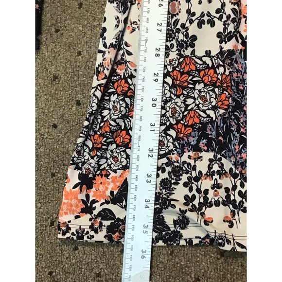 DB Established 1962 Womens BOHO Floral Sheer Sleeve Dress. Navy,peach,white sz10 - Picture 8 of 8